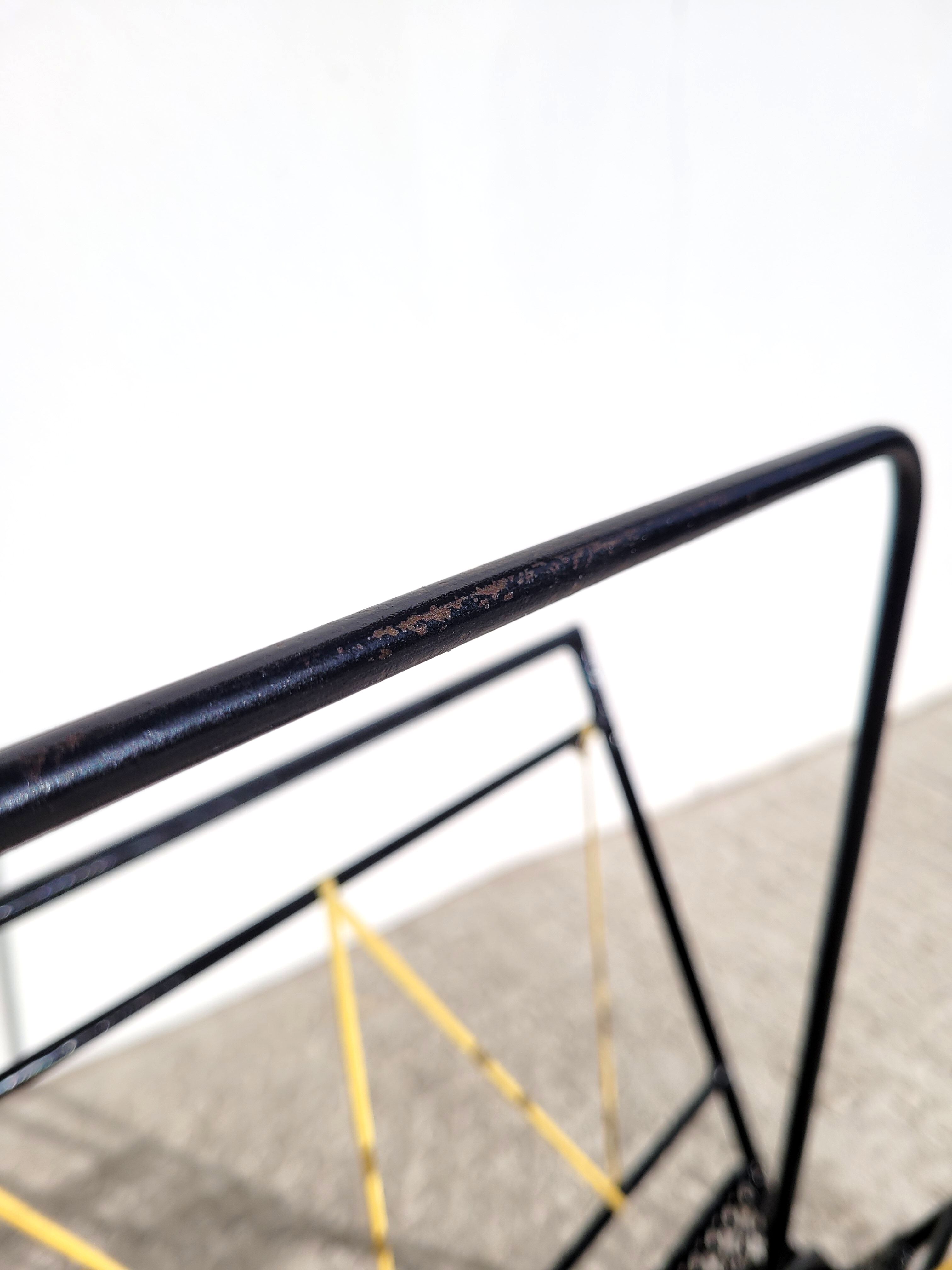 Porte revues scoubidou 1960 vintage