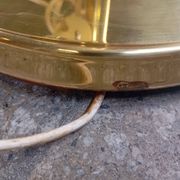 Lampadaire vintage avec base en or
