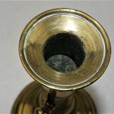 19th bronze brass candlestick