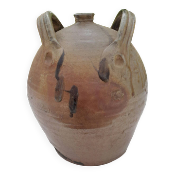 Cruche en grès vernissé