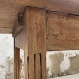 1950s oak butcher's farm table