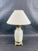 Pied de lampe en porcelaine craquelée de Chine