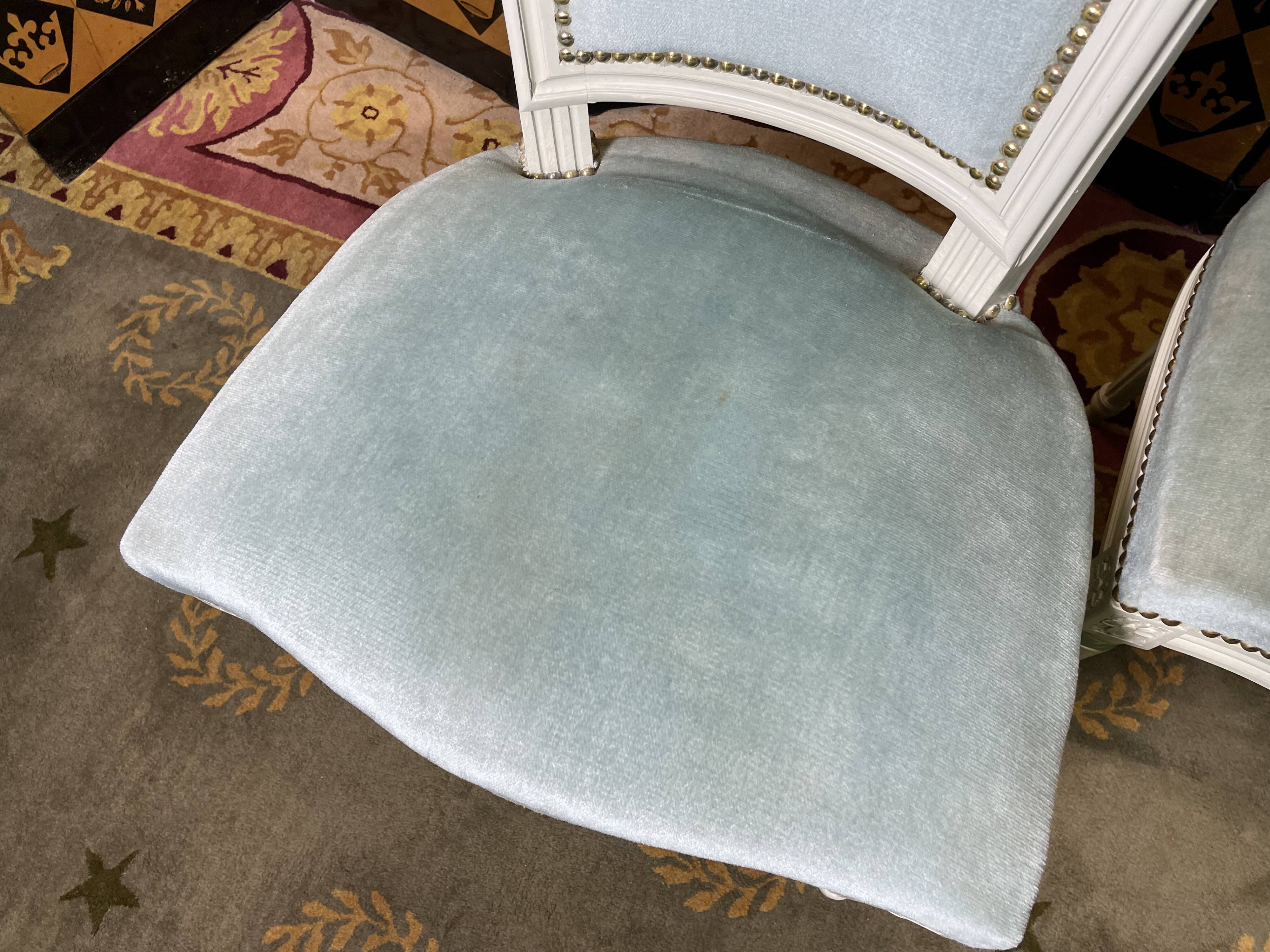 Suite of 3 Louis XVI style chairs