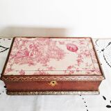 Box, wooden and leather case