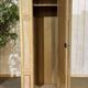 1950s English maple wardrobe