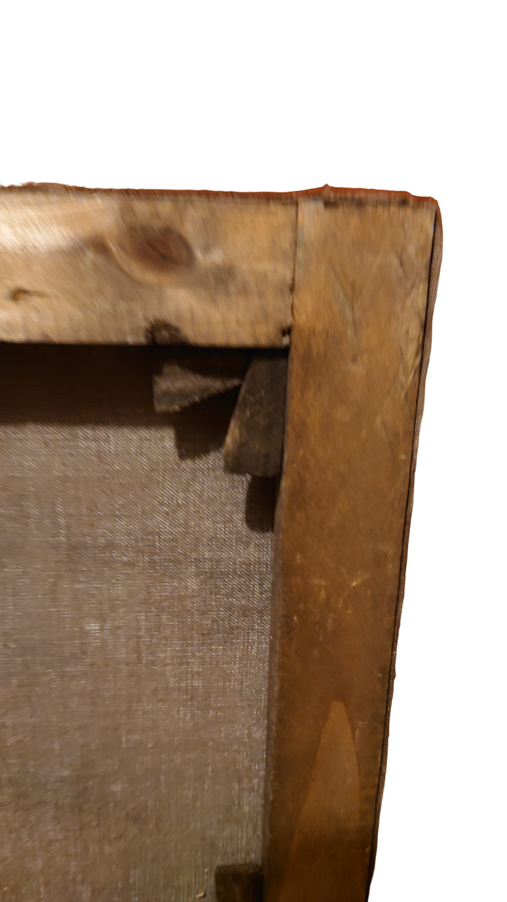 Oil on canvas Venice signed Cristaux 1956