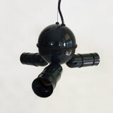 Spherical Lita hanging lamp with 3 sputnik orientable spots