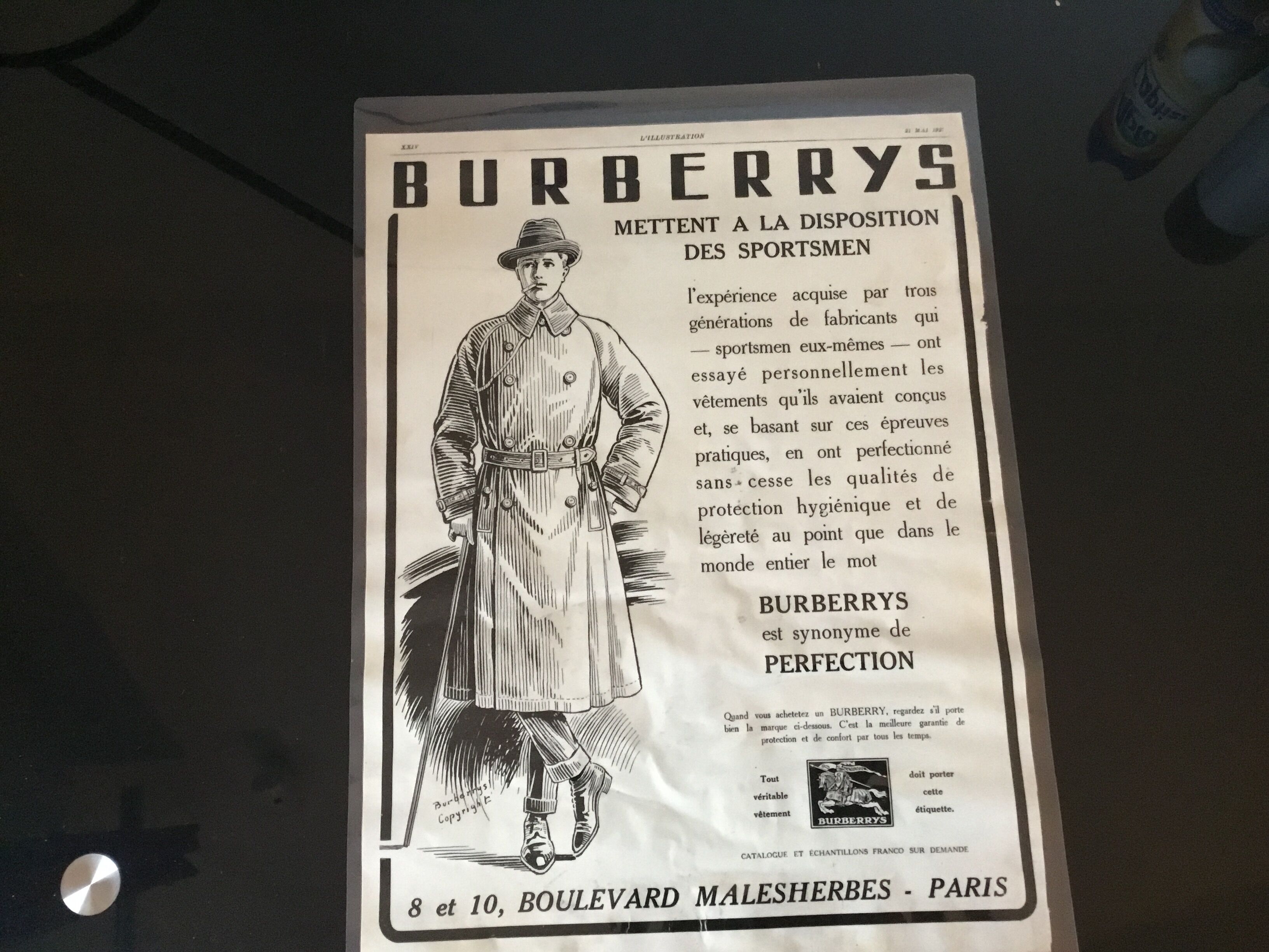 Vintage advertising to frame