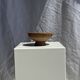 Small bowl on a pedestal made of woven Indonesian rattan D18 H9