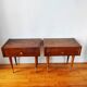 Paire de tables de chevet vintage