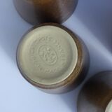 6 vintage digoin sandstone cups