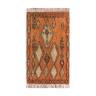 Tapis berbere 150 x 200 cm orange motifs colorés