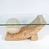 Mactan Stone Coffee Table by Magnussen Ponte, 1980s