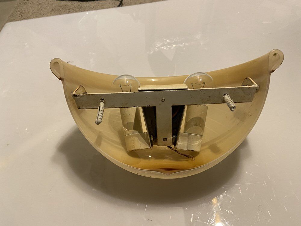 Italian murano glass sconces, 1970