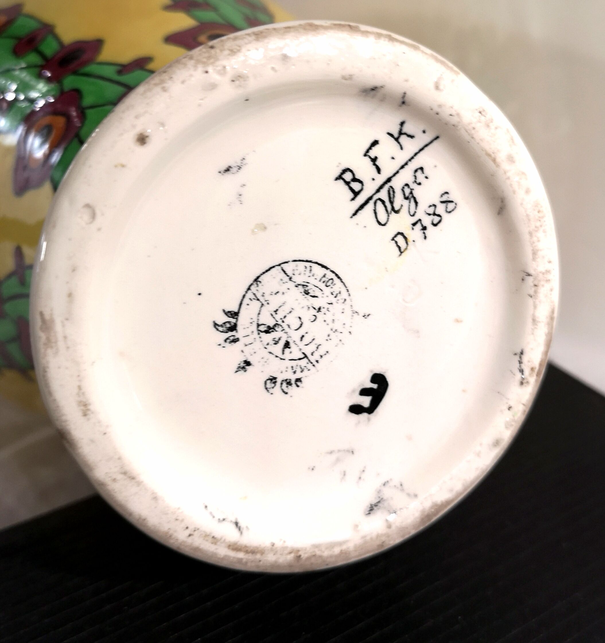 Art deco vase C. Catteau