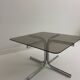 Vintage glass coffee table