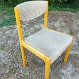 6 chairs in beech and fabrics, very good condition
