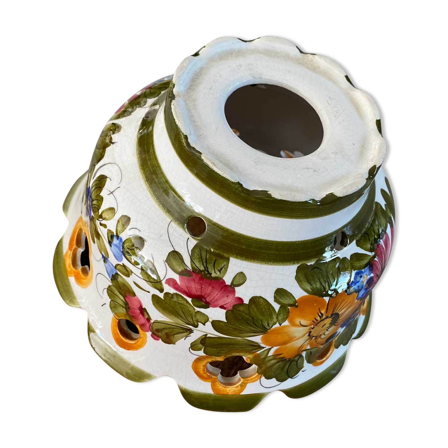 Vintage ceramic lampshade