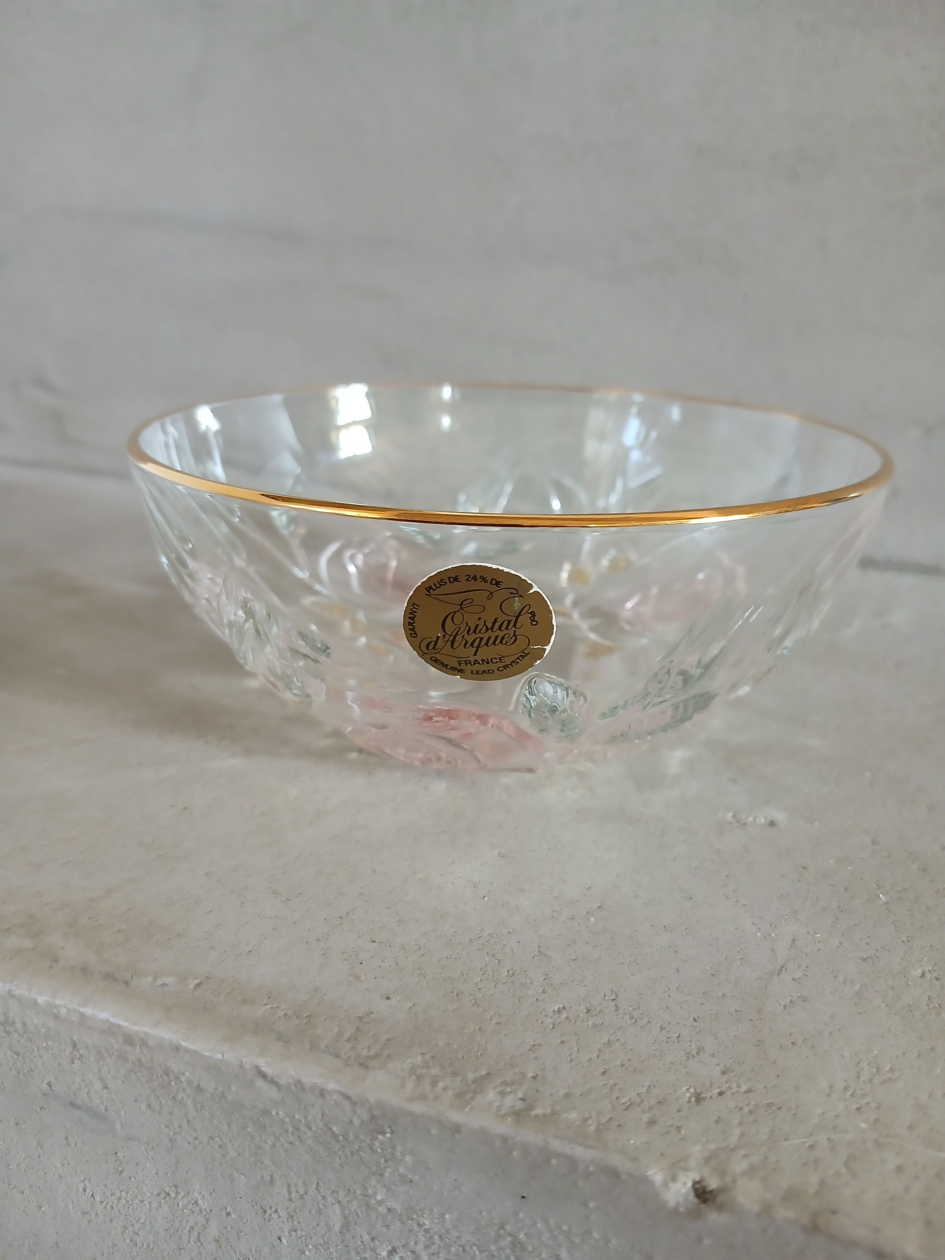 Coupe en cristal d'Arques