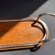 Liquor cabaret - Art Deco - Blown and cut crystal, mahogany or ebony macassar and stainless steel