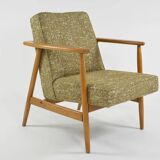 Green mottled Z armchair