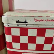 Old metal spice boxes Family counter