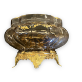 Art Nouveau Planter In Enamelled Glass
