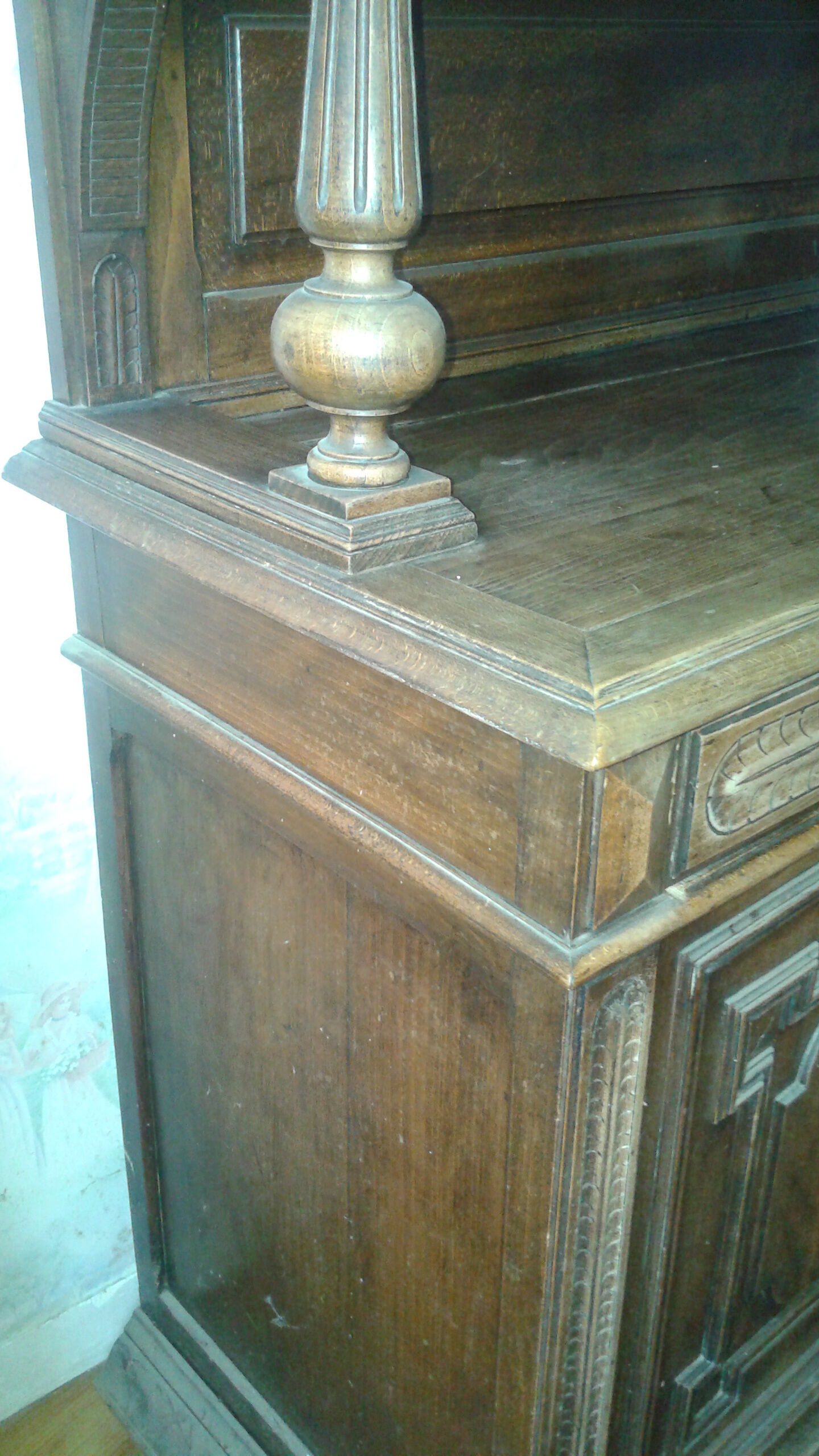 Old wooden buffet