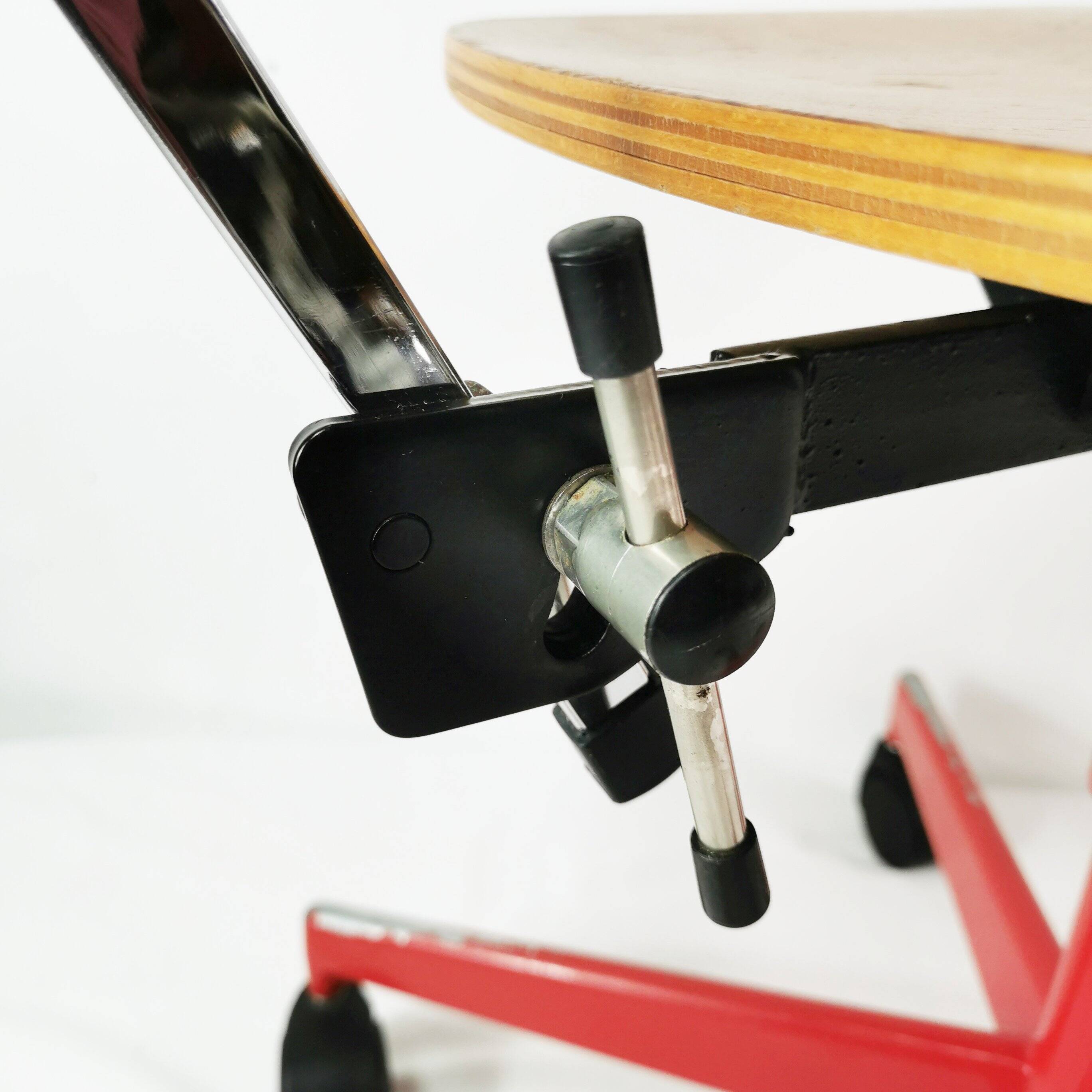Modernist office chair, Labofa, designed by J. Rasmussen, Denmark, 1960s.