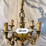 Lustre bronze louis XV