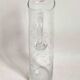 Chiseled crystal pitcher with floral decor 1950s Height 34 cm
