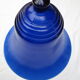 Blue cobalt glass bell