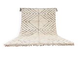 Handmade traditional beni ourain rug size 140 x 260 cm