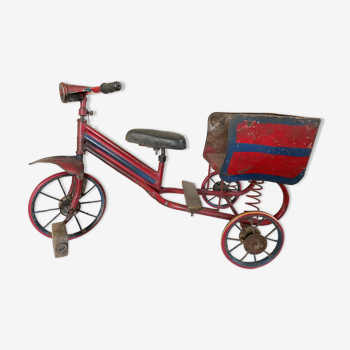 Tricycle deux places vintage