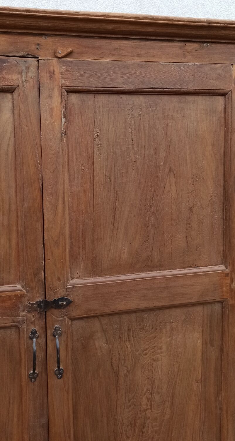 Old wooden wardrobe
