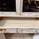 Armoire parisienne vitrée et patinée