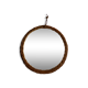 rattan mirror 30x30cm