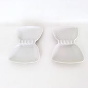 Papillon White Porcelain Ashtray by Guido Andlovitz for Laveno