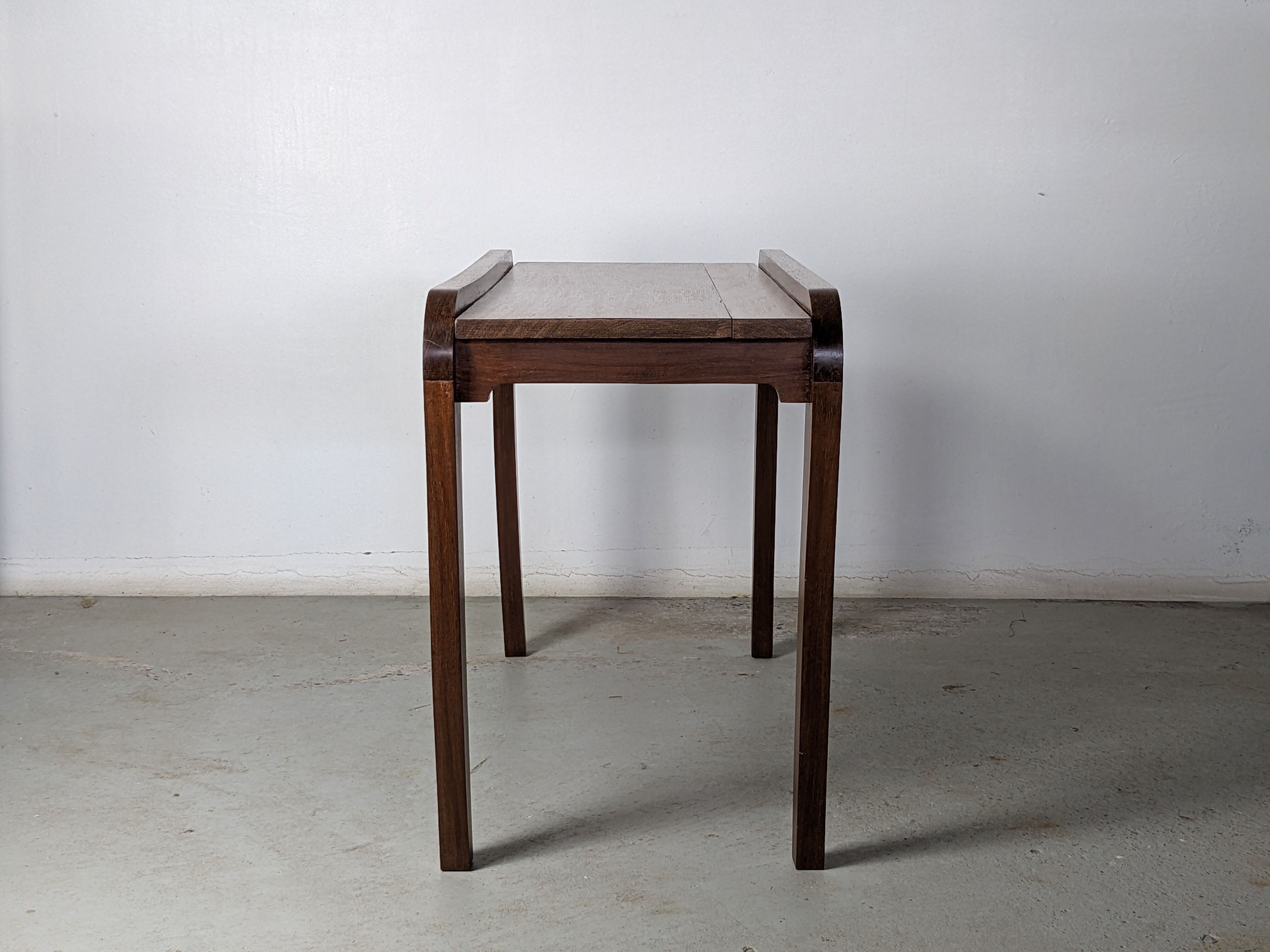 Modernist fruit wood bass console - 40s