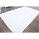 Vintage Turkish Oushak Handmade Cotton White Wool Kilim Area Rug 144x225