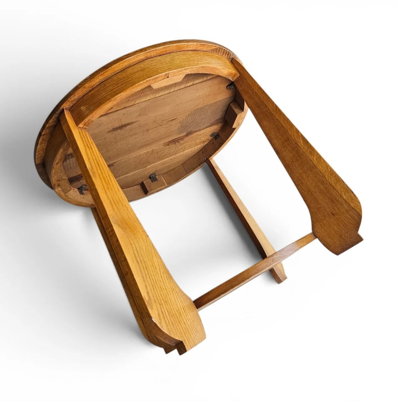 Table d'appoint en chêne Art Déco des années 1930