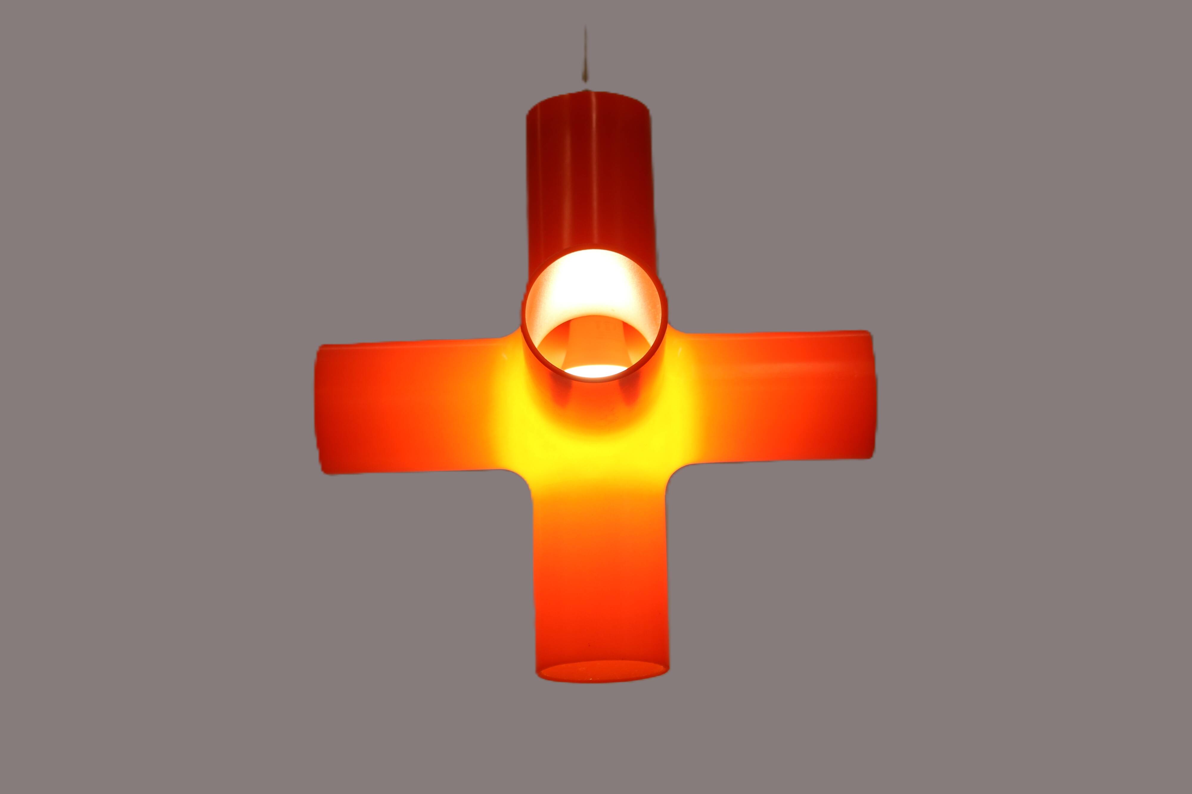 Suspension Jan Melis & Ben Oostrum pour Dark - Modèle « Crosslight » - Années 90, Pays-Bas