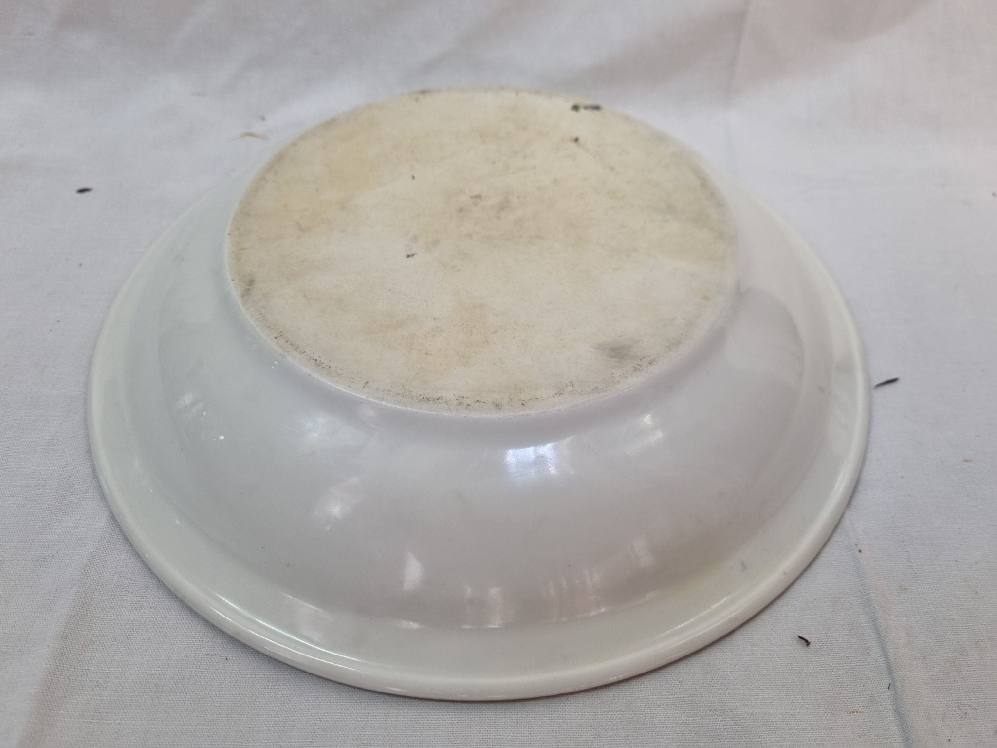 Plat porcelaine fin xixeme