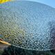 Metal and glass ceiling light, 1970
