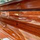 Midcentury Modern Big Mahogany Sideboard,  Osvaldo Borsani style , Italy 1950 's