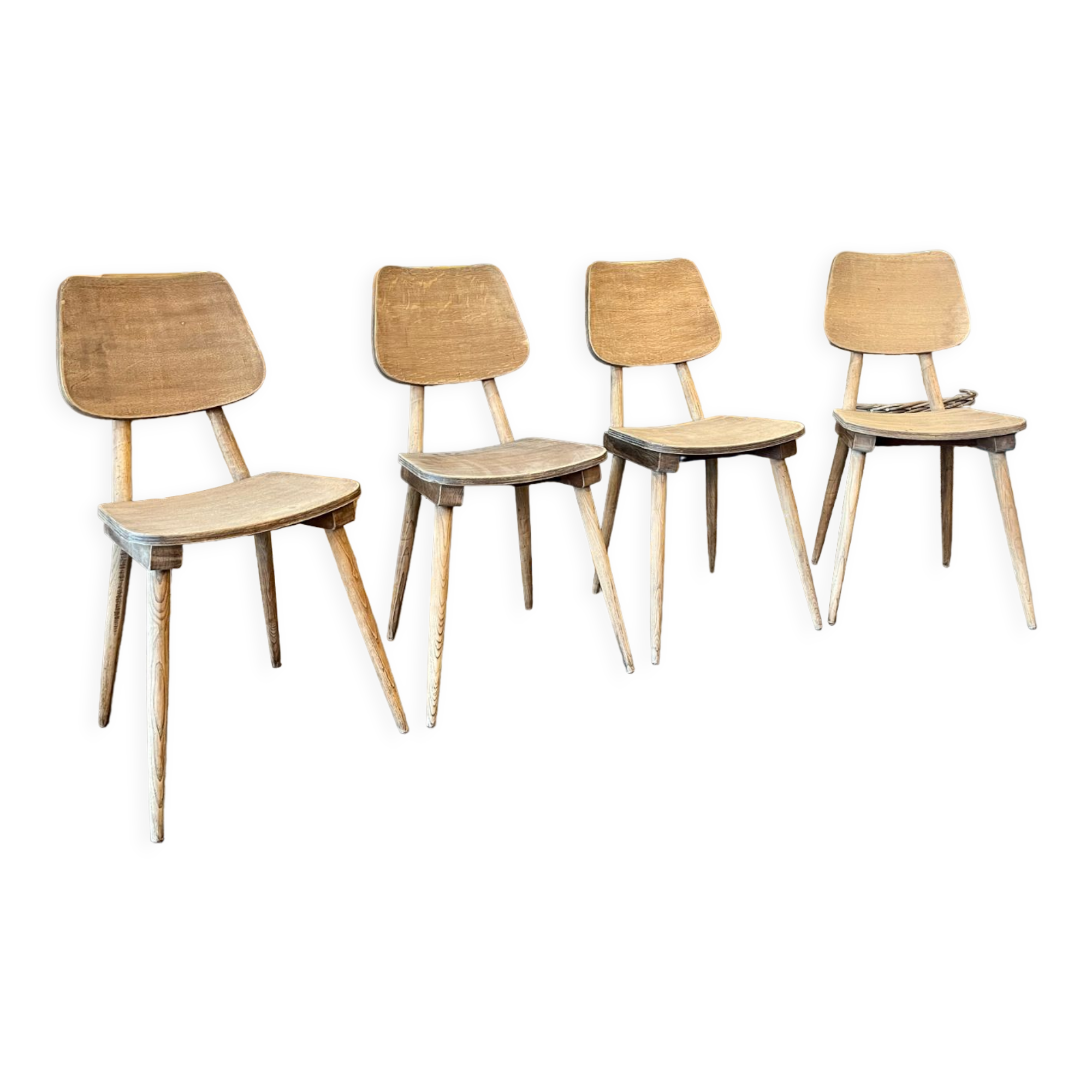 Série de 4 chaises bistrot