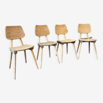 Series of 4 bistro chairs