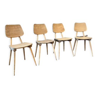 Series of 4 bistro chairs