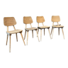 Series of 4 bistro chairs