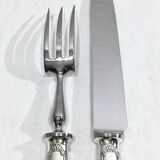 Christofle – silver metal crossed ribbon cutting service